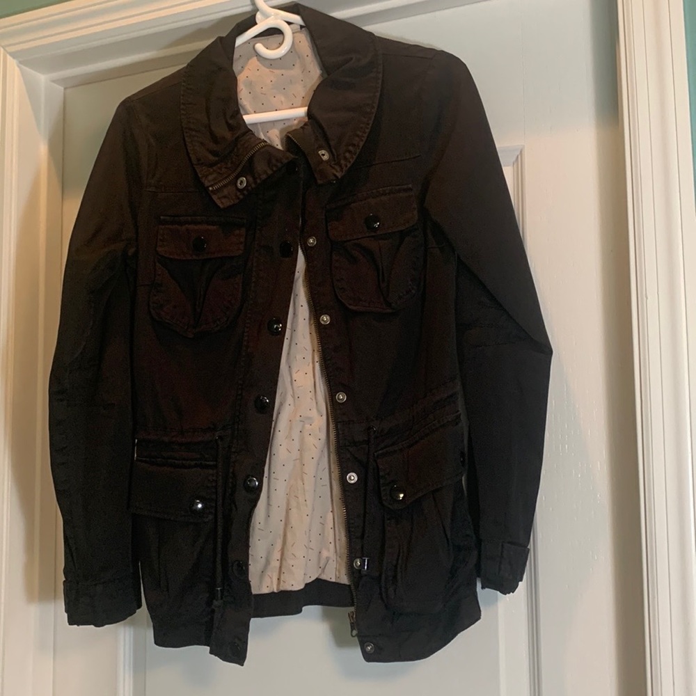 Black utility jacket